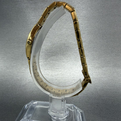 Elgin Watch Women 17mm MOP Dial Gold Tone Oval EG154 New Battery6