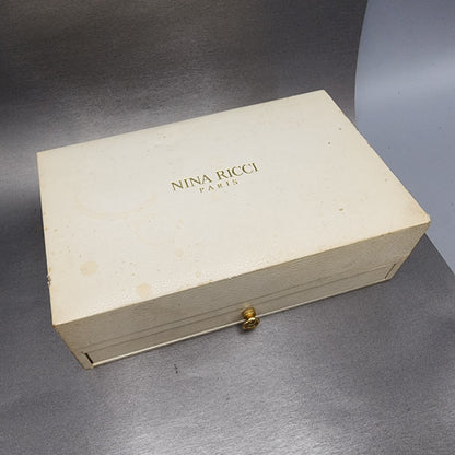 Nina Ricci Tank Watch Women 18mm MOP Dial Gold Plated Rectangle  New Battery17