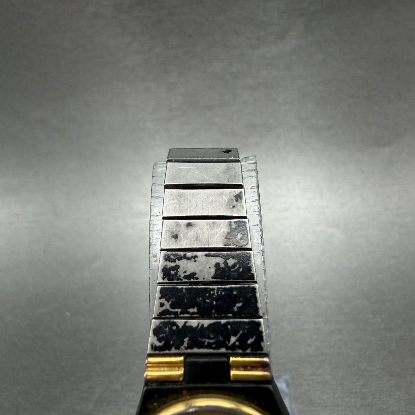 Seiko Watch Women 20mm Black Dial Black & Gold Tone Round 7321-0249 New Battery4