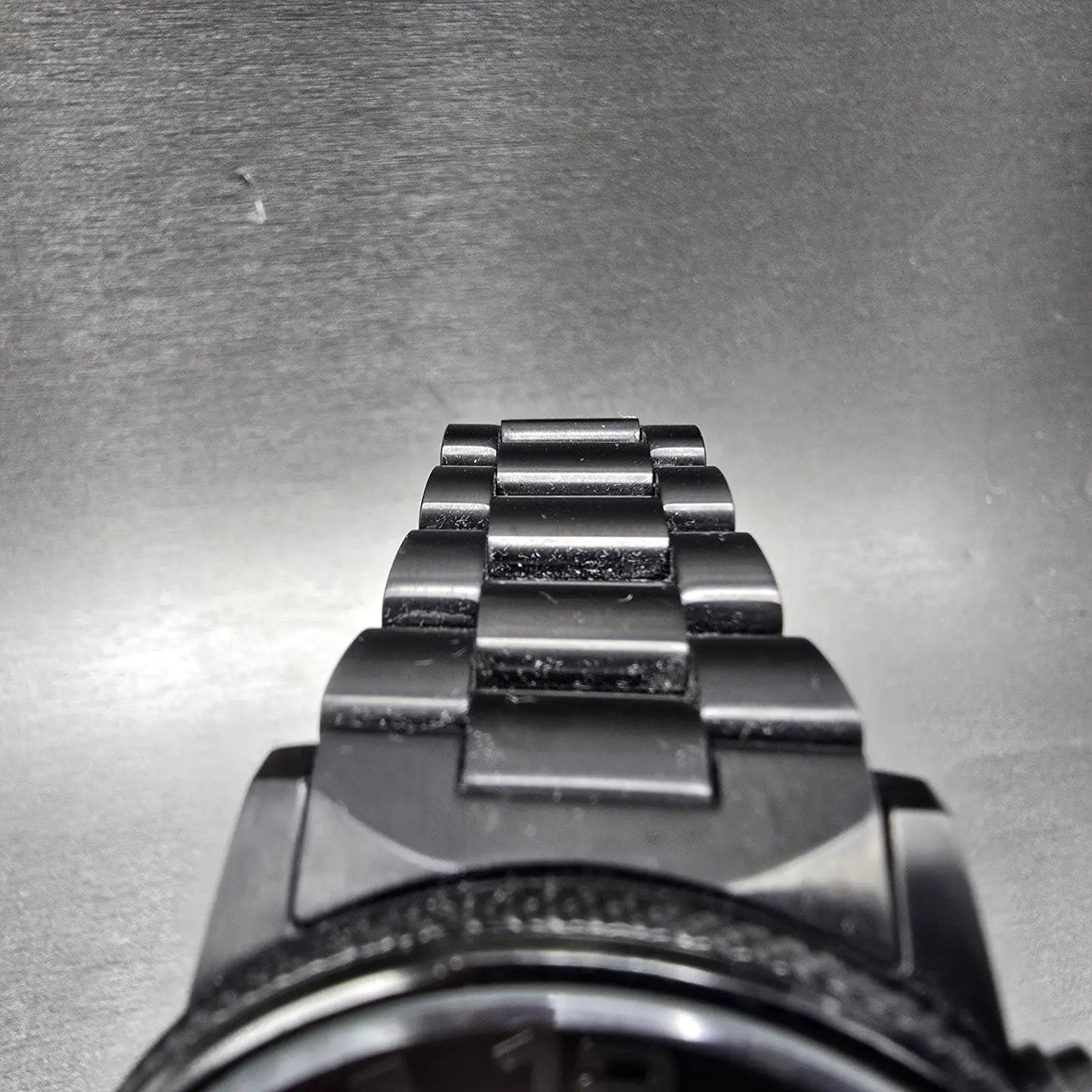 Citizen Eco-Drive Nighthawk Chronograph Watch Men 43mm Black Dial Black Runs4