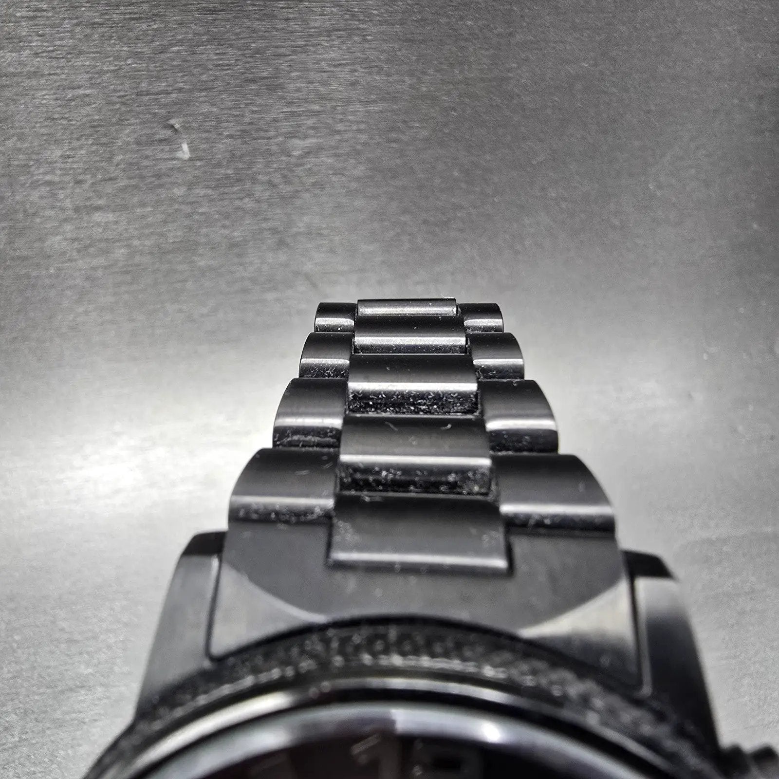 Citizen Eco-Drive Nighthawk Chronograph Watch Men 43mm Black Dial Black Runs4