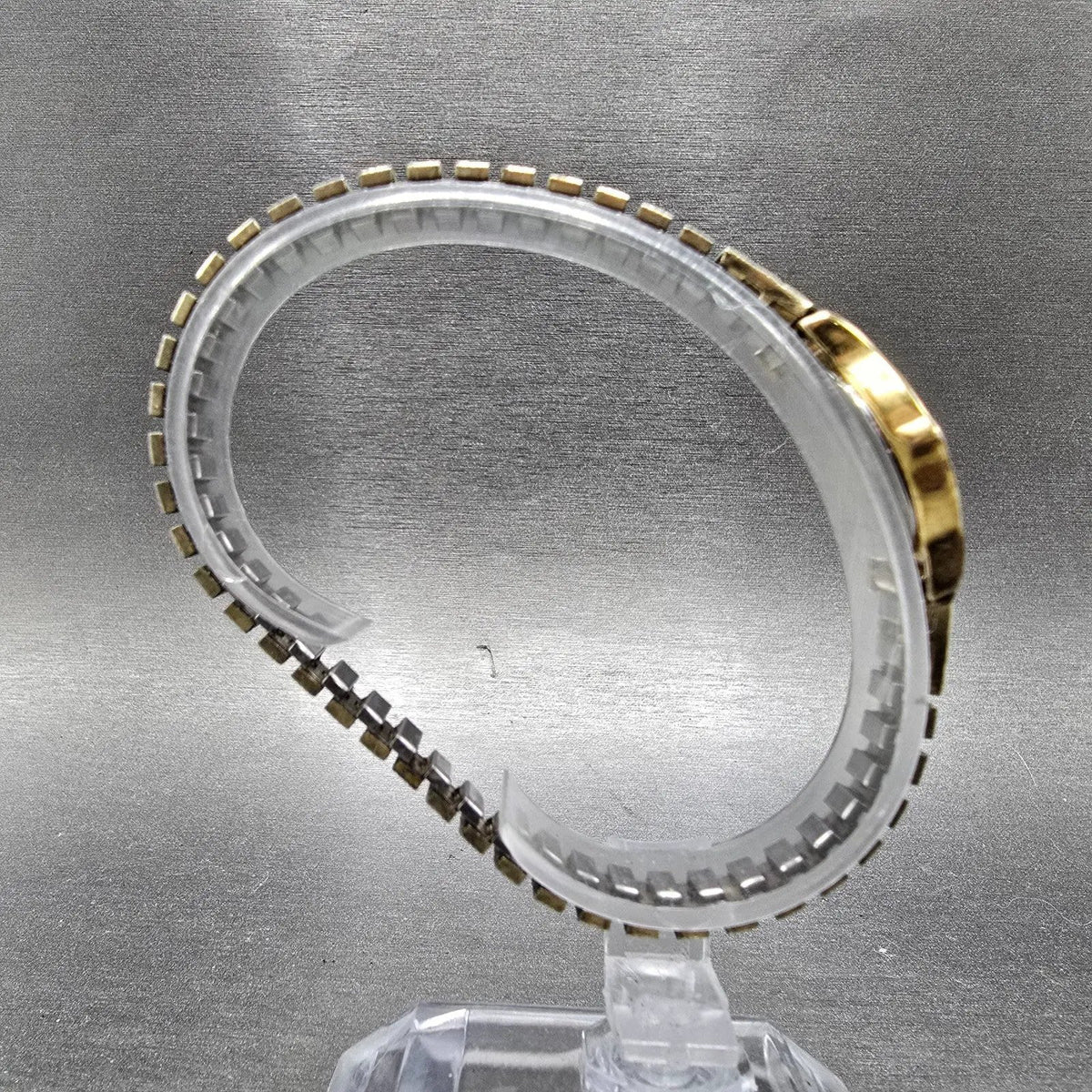 Wittnauer Watch Women 20mm Gold Dial Gold Tone Round New Battery VTG9