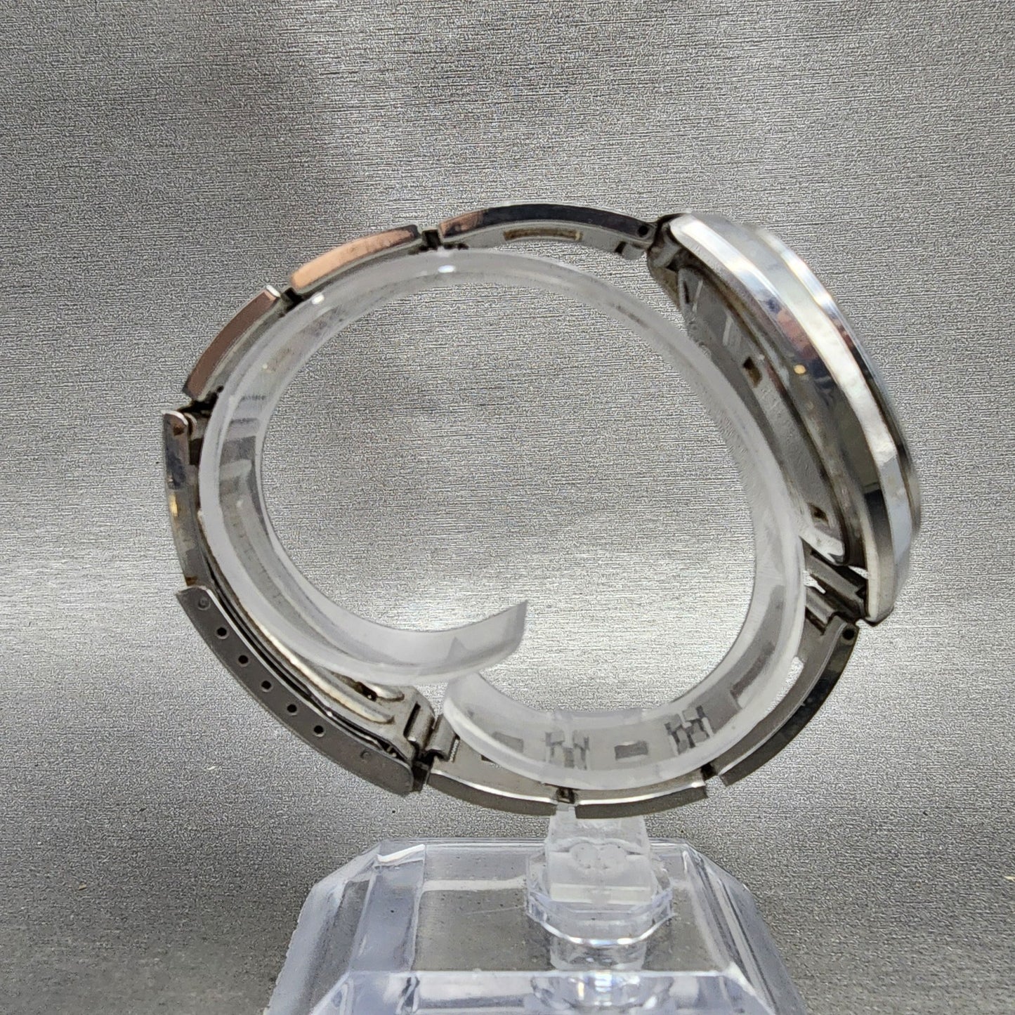 Citizen Crystal Seven Custom Automatic Watch Men 37mm Black Dial Steel Runs9