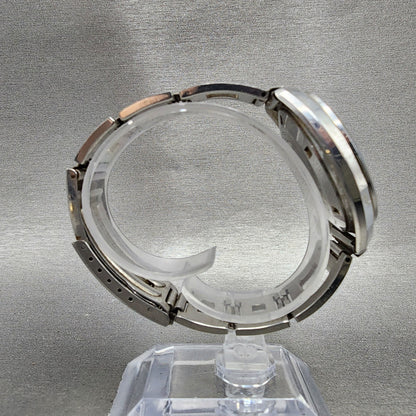 Citizen Crystal Seven Custom Automatic Watch Men 37mm Black Dial Steel Runs9