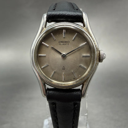 Seiko Watch Women 20mm Silver Dial Silver Tone Round 1400-002A New Battery0