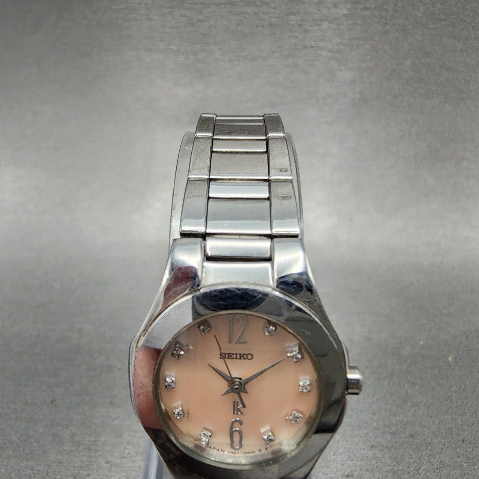 Seiko Lukia Watch Women 22mm MOP Dial Steel Round 1N010CA0 New Battery4