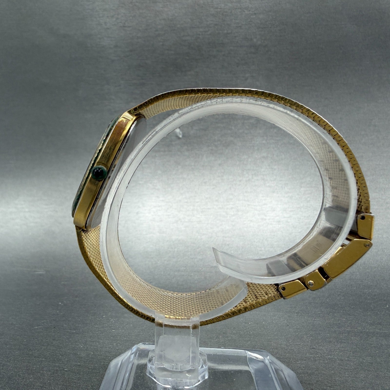 Seiko Dolce Watch Men 31mm Silver Dial Gold Tone 9641-5040 New Battery Vinatge6
