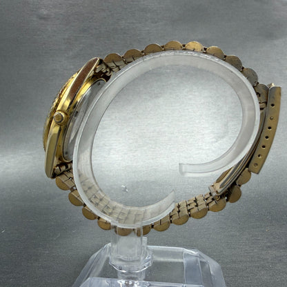 Citizen CQ President Watch Men 35mm Gold Dial Gold Tone Daydate 6101-915224 PART7