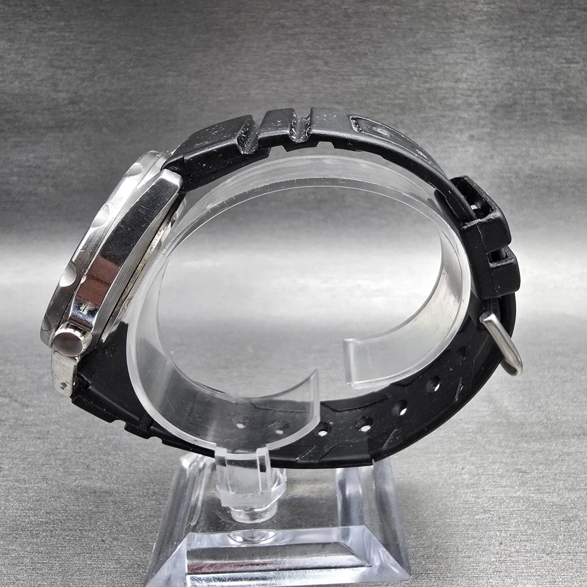 Casio Dive Watch Men 41mm Black Dial Silver Tone Daydate Alarm MMA-200W New Bat6