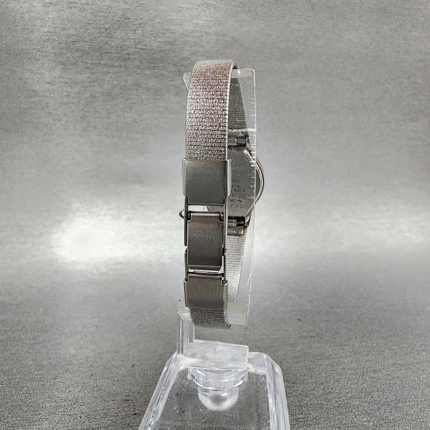 Seiko Watch Women 20mm Silver Dial Silver Tone Round 8Y210010 New Battery7