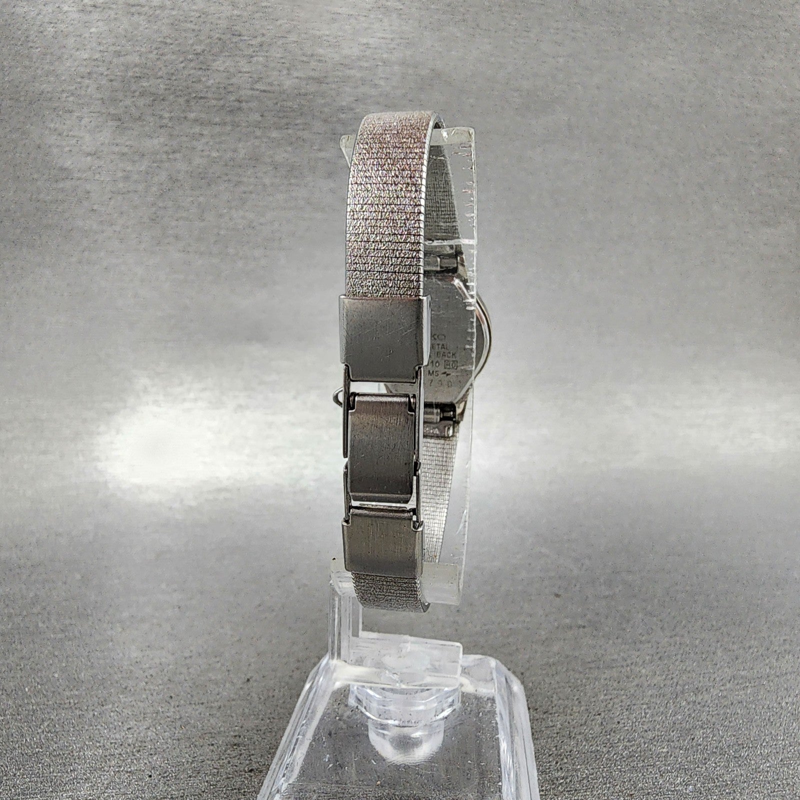 Seiko Watch Women 20mm Silver Dial Silver Tone Round 8Y210010 New Battery7