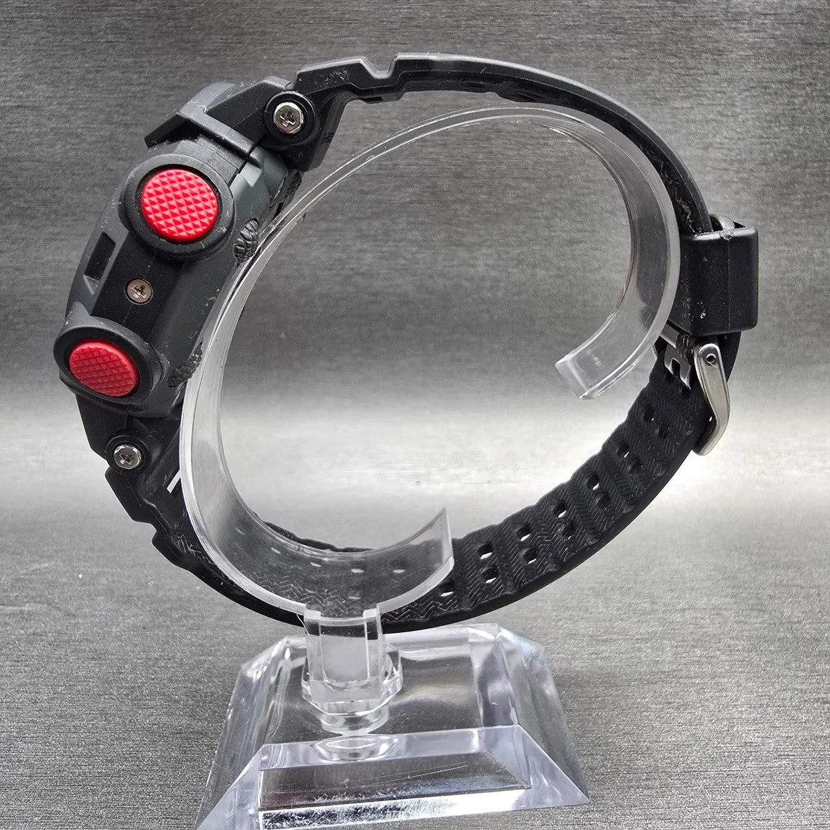 Casio G-Shock Mudman G-9000 Watch Men 46mm Black Red Chrono Alarm New Battery6