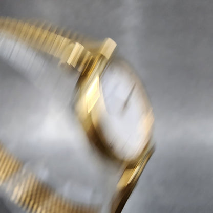 Seiko Watch Women 22mm White Dial Gold Tone Round 4n210052 New Battery4