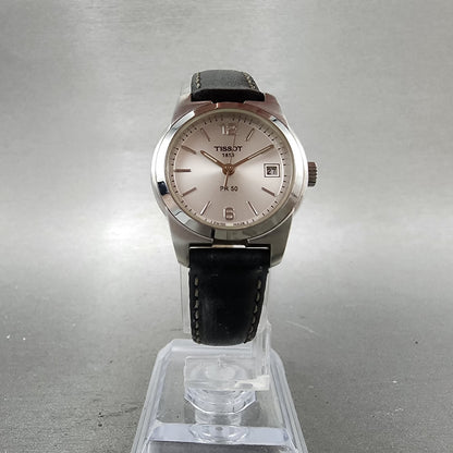 Tissot PR 50 Watch Women 25mm White Dial Silver Tone Date J326/426 New Battery5
