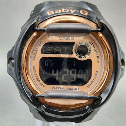 Casio BabyG Watch Women Rose Black Digital Alarm Chronograph BG169G New Batt1