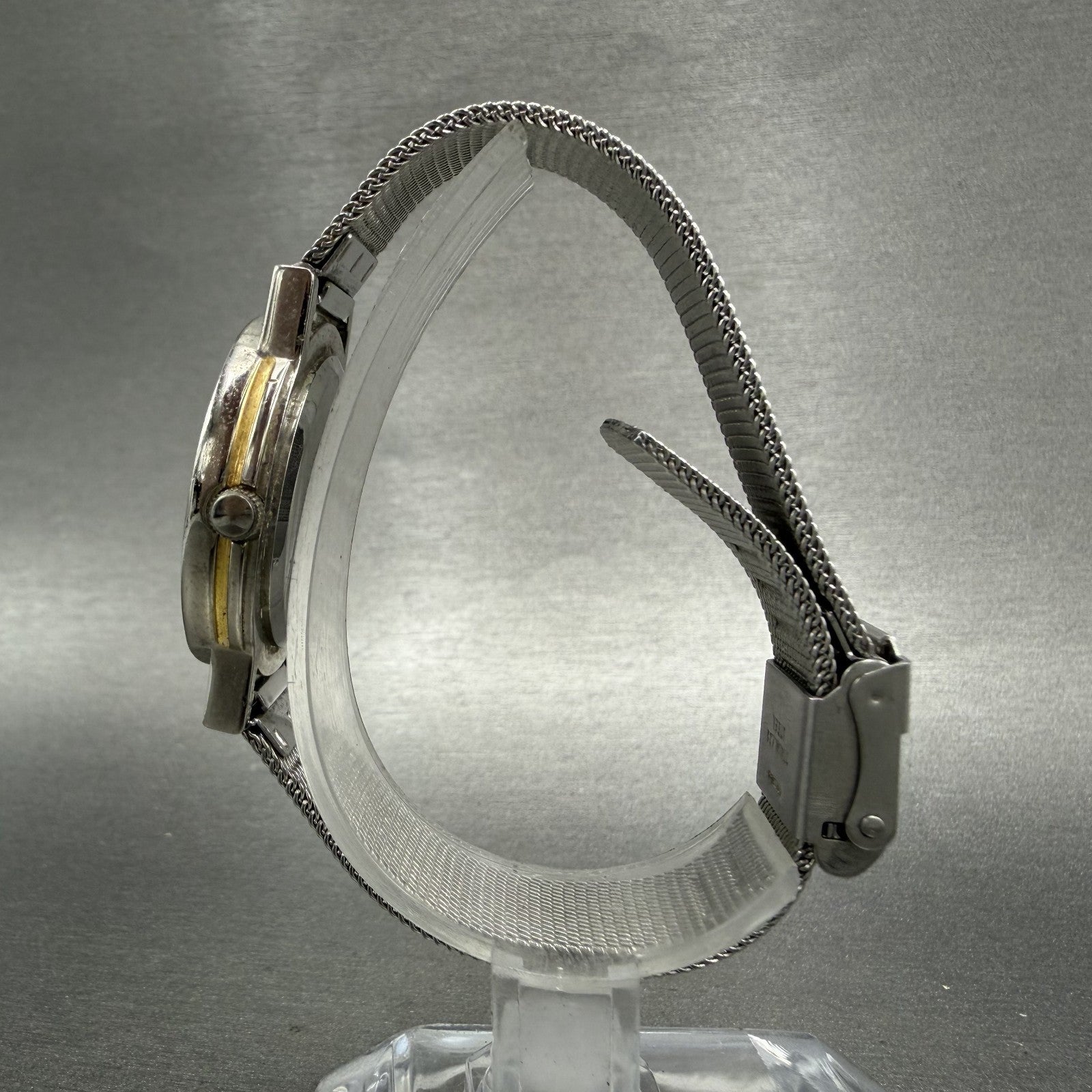 Skagen Watch Women 28mm Silver Dial Two Tone Round 30SGS Mesh Band New Battery6
