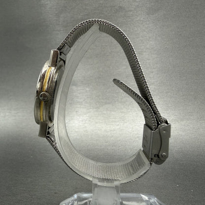 Skagen Watch Women 28mm Silver Dial Two Tone Round 30SGS Mesh Band New Battery6