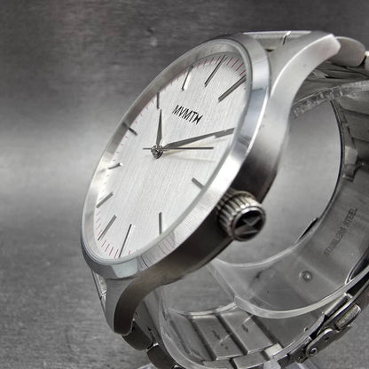 MVMT 40 Series Watch Men 40mm Silver Dial Stainless Steel Bracelet New Battery2