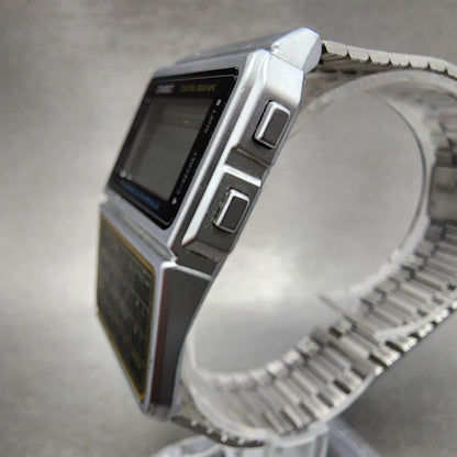 Casio Calculator Watch Men 33mm Digital Silver Tone Alarm Chrono DBC610 New Bat2