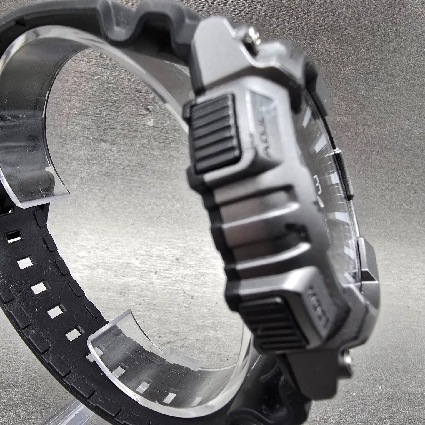 Casio AQ-S810W Watch Men 47mm Black Gray Alarm Chronograph Analog Digital Solar3