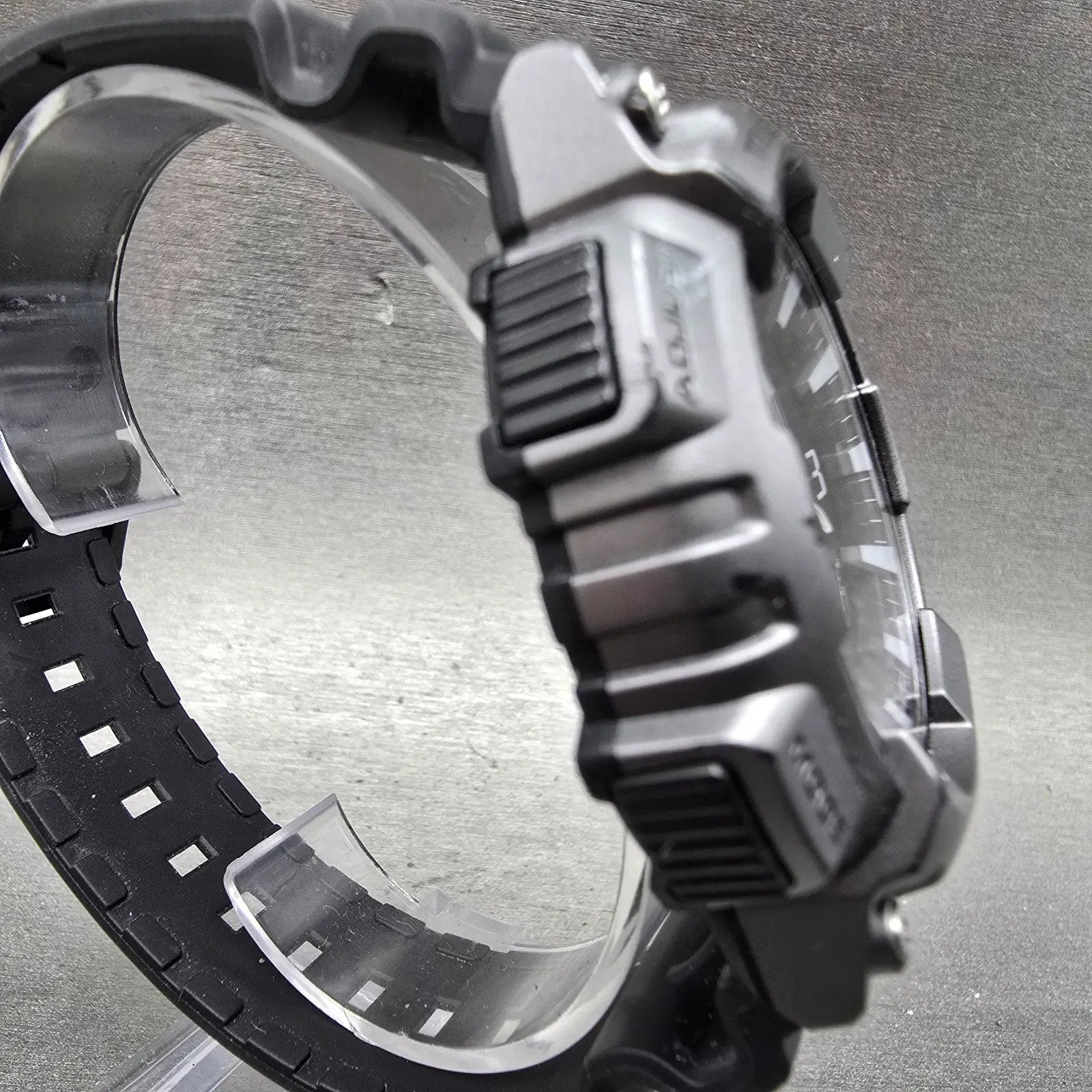 Casio AQ-S810W Watch Men 47mm Black Gray Alarm Chronograph Analog Digital Solar3