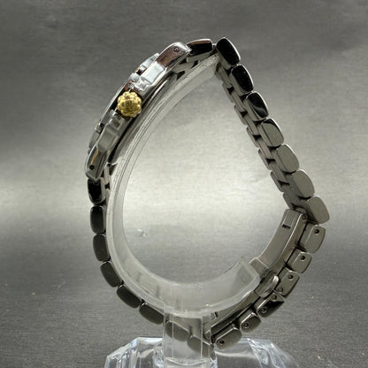 Maurice Lacroix Tiago Watch Women 30mm MOP Dial Two Tone Date Diamond New Batt6