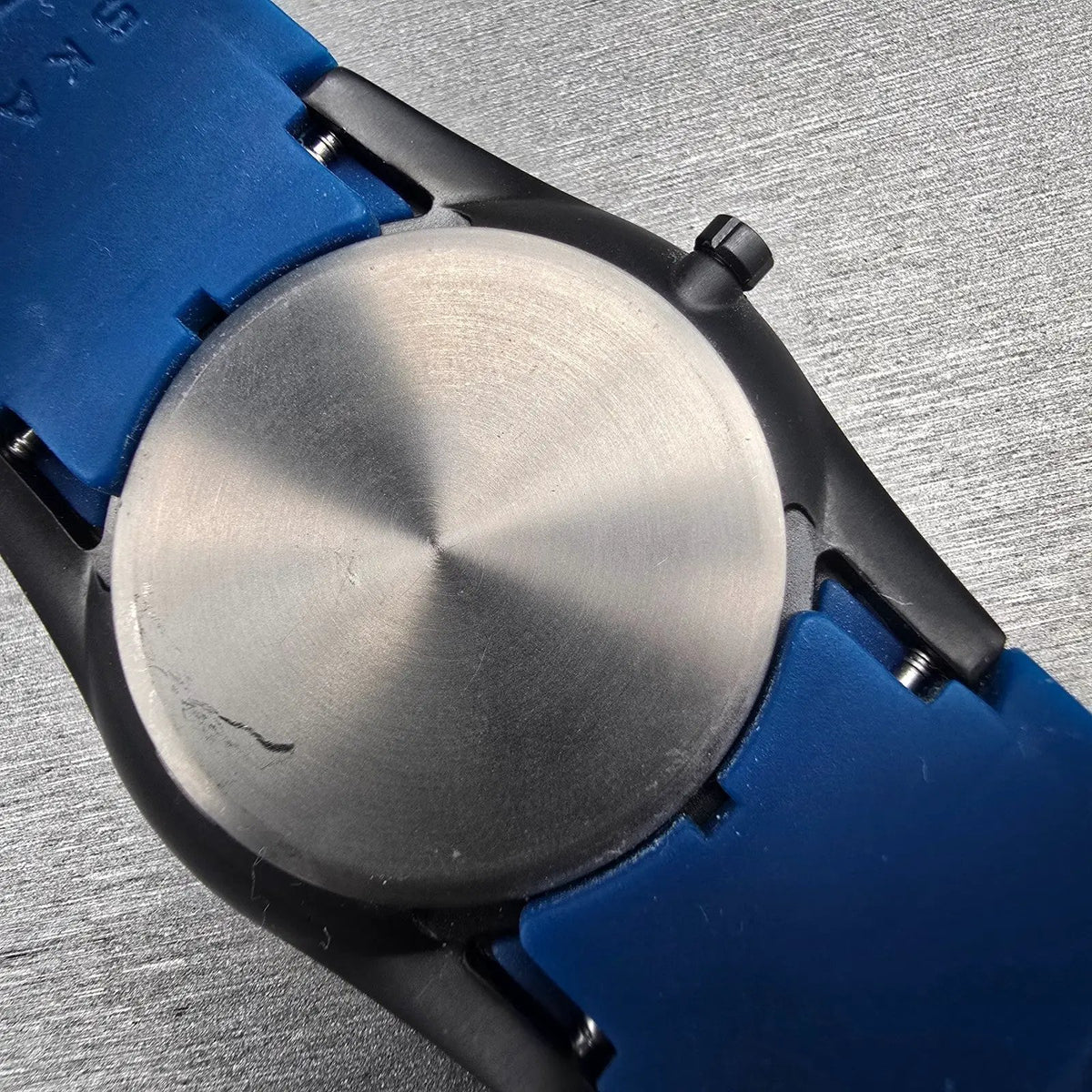 Skagen Watch Men 42mm Black Blue Dial Titanium Date Round 435XXLTNRN New Battery10