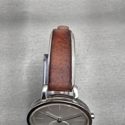 Skagen Hagen Watch Women 34mm Silver Dial Silver Tone Round SKW2450 New Battery4