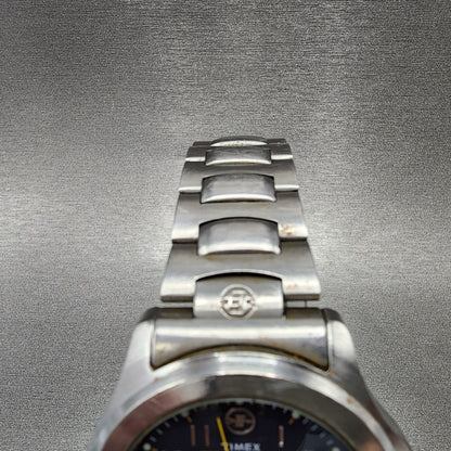 Timex Expedition Watch Men 38mm Blue Dial Silver Tone Date READ!!!!! New Battery4