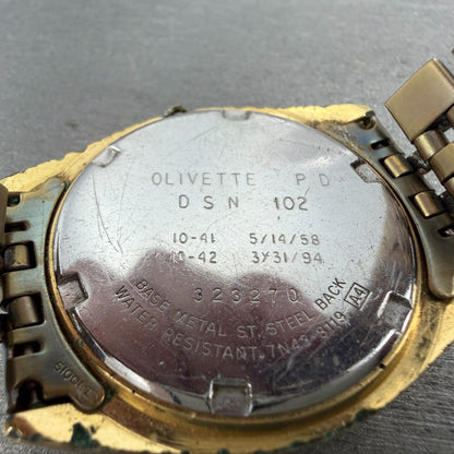 Seiko President Watch Men 36mm Gold Dial Gold Tone Daydate 7n43-8119 New Batt 0C9