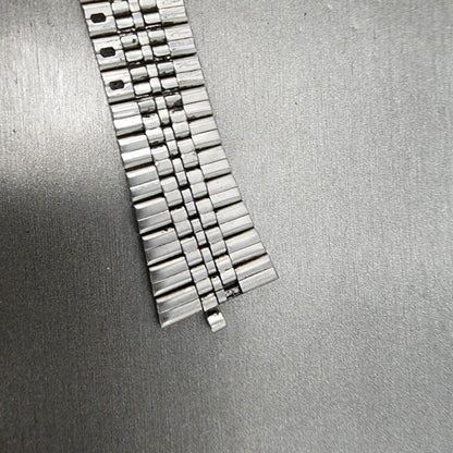 VTG Seiko Watch Bracelet 20mm Stainless Steel 5 Link Tri Folding Clasp no endlin6
