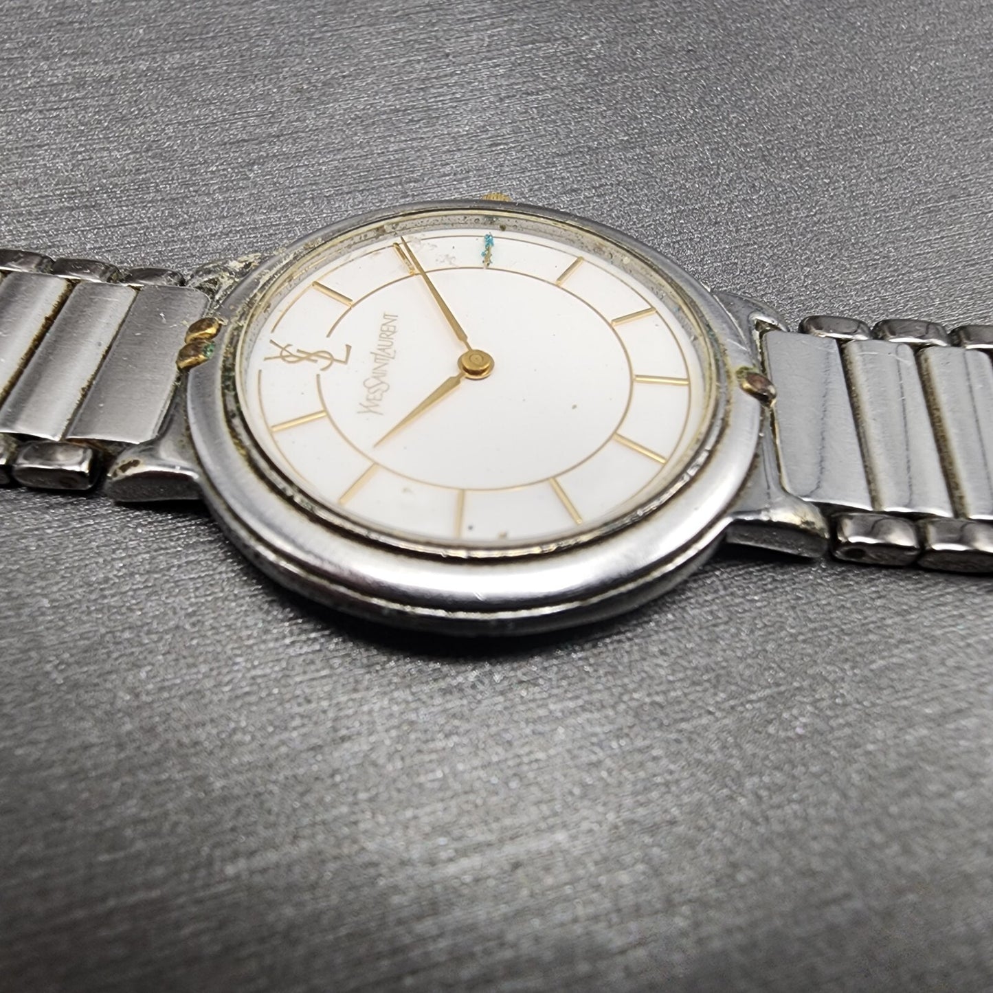 Yves Saint Laurent Watch Women 30mm White Dial Two Tone 2823268458 PARTS4