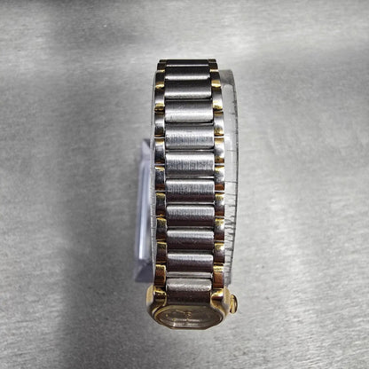 Citizen CQ Watch Women 17mm Silver Dial Two Tone Oval 3220-S09834 New Battery4