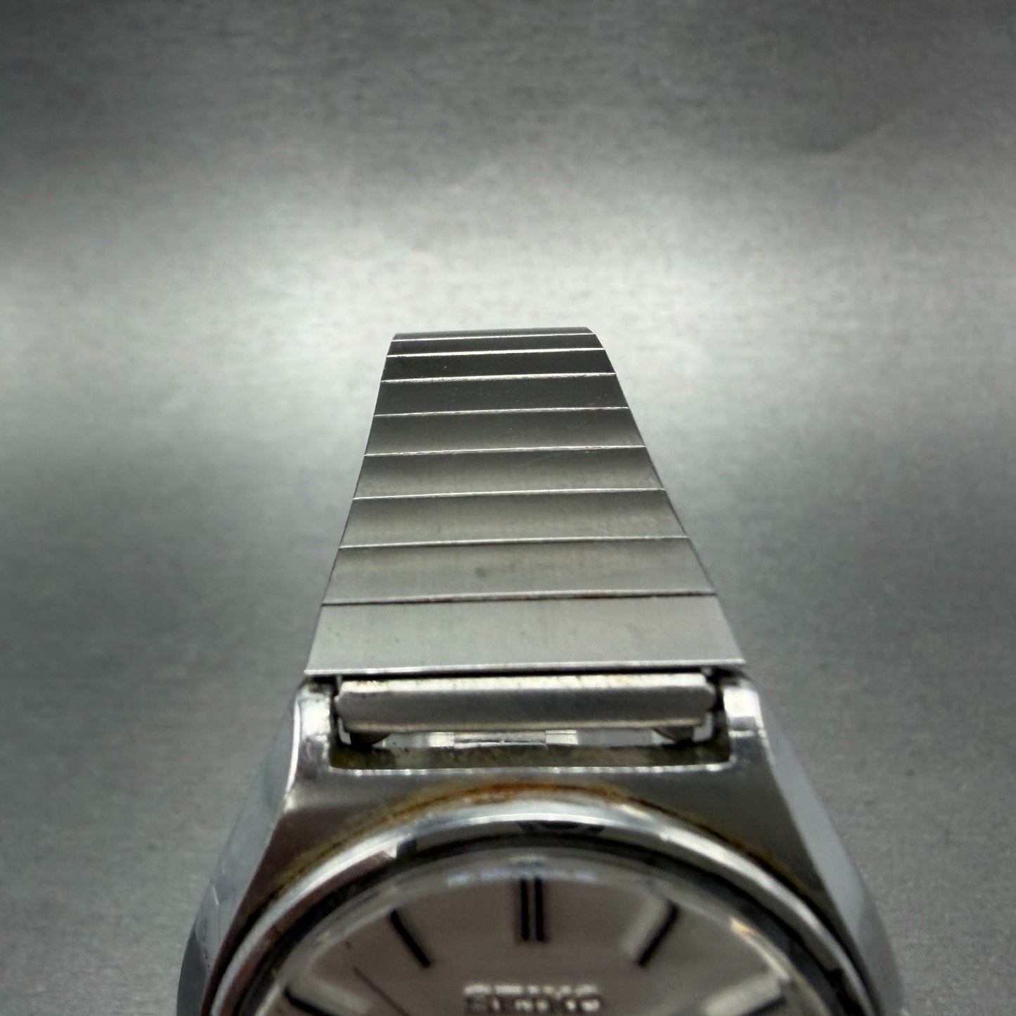 Seiko Lord Matic Watch Men 36mm Silver Dial Silver Tone Daydate READ!!!!!! Runs4