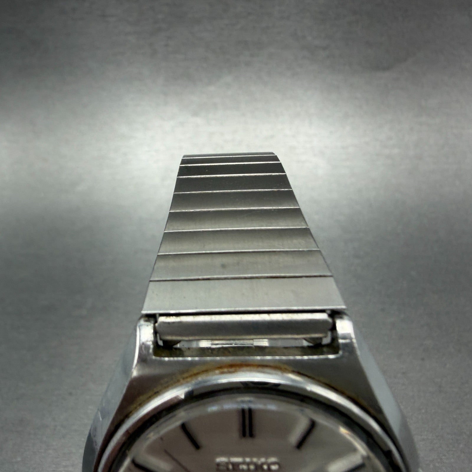 Seiko Lord Matic Watch Men 36mm Silver Dial Silver Tone Daydate READ!!!!!! Runs4