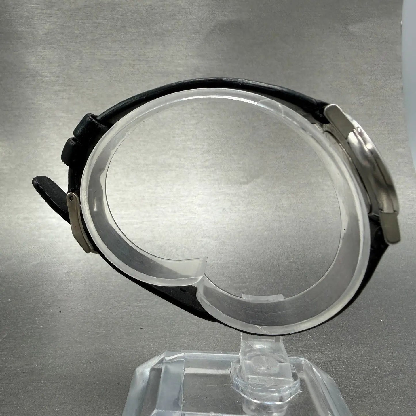 Movado Museum Watch Women 25mm Black Dial Steel Round 84.A1.845 New Battery ACB8