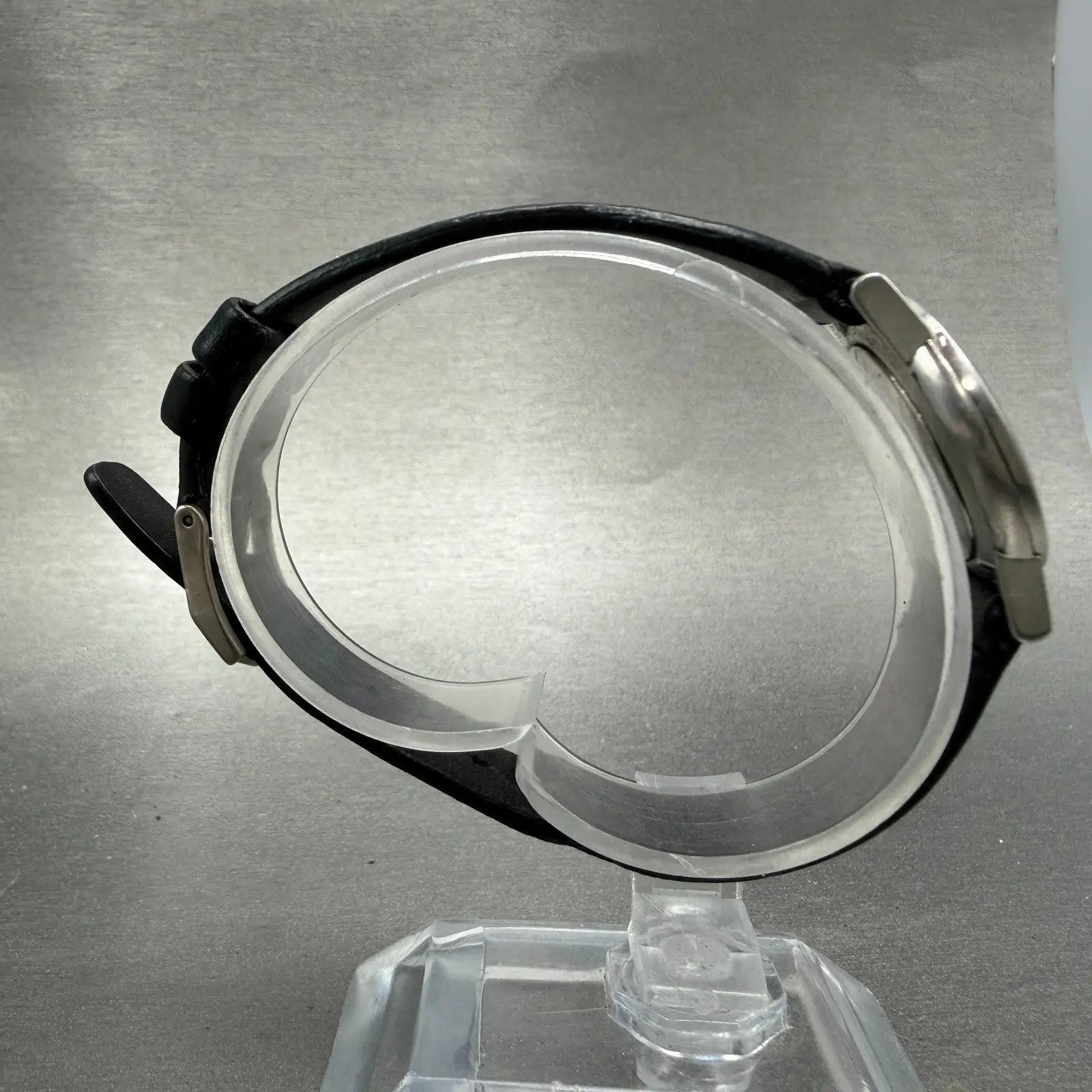 Movado Museum Watch Women 25mm Black Dial Steel Round 84.A1.845 New Battery ACB8