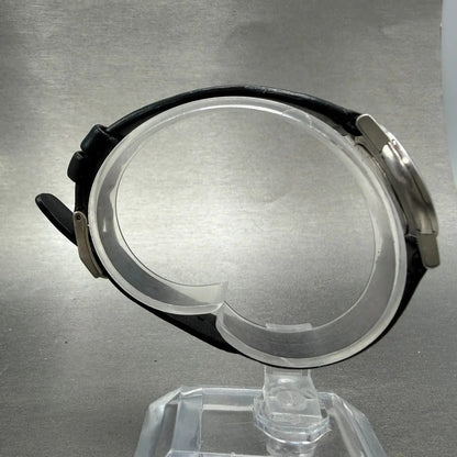 Movado Museum Watch Women 25mm Black Dial Steel Round 84.A1.845 New Battery ACB8
