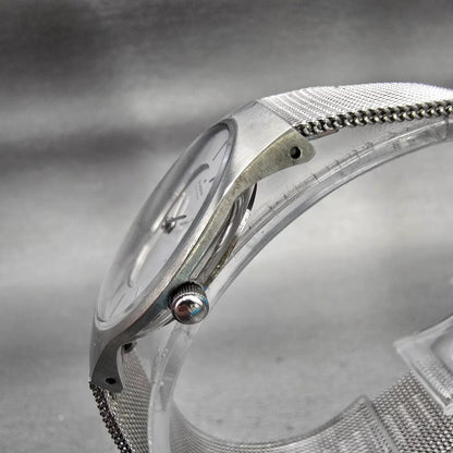 Skagen  Slimline Watch Women 28mm Silver Dial Silver Tone 233SSS New Batt2