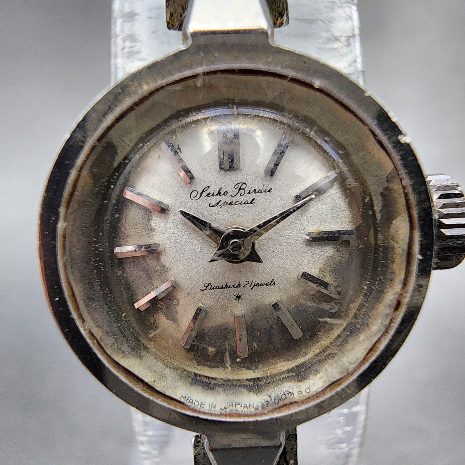 Seiko Birdie Special Watch Women 19mm Silver Dial Stainless Steel Manual Runs1