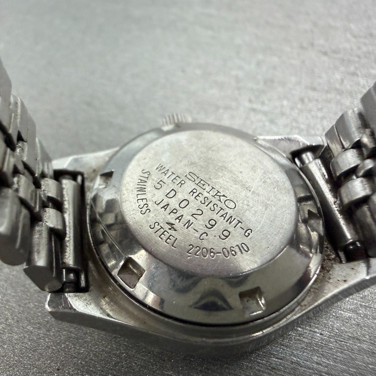 Seiko Automatic Watch Women 25mm Green Dial Silver Tone Daydate 2206-0610 PARTS10