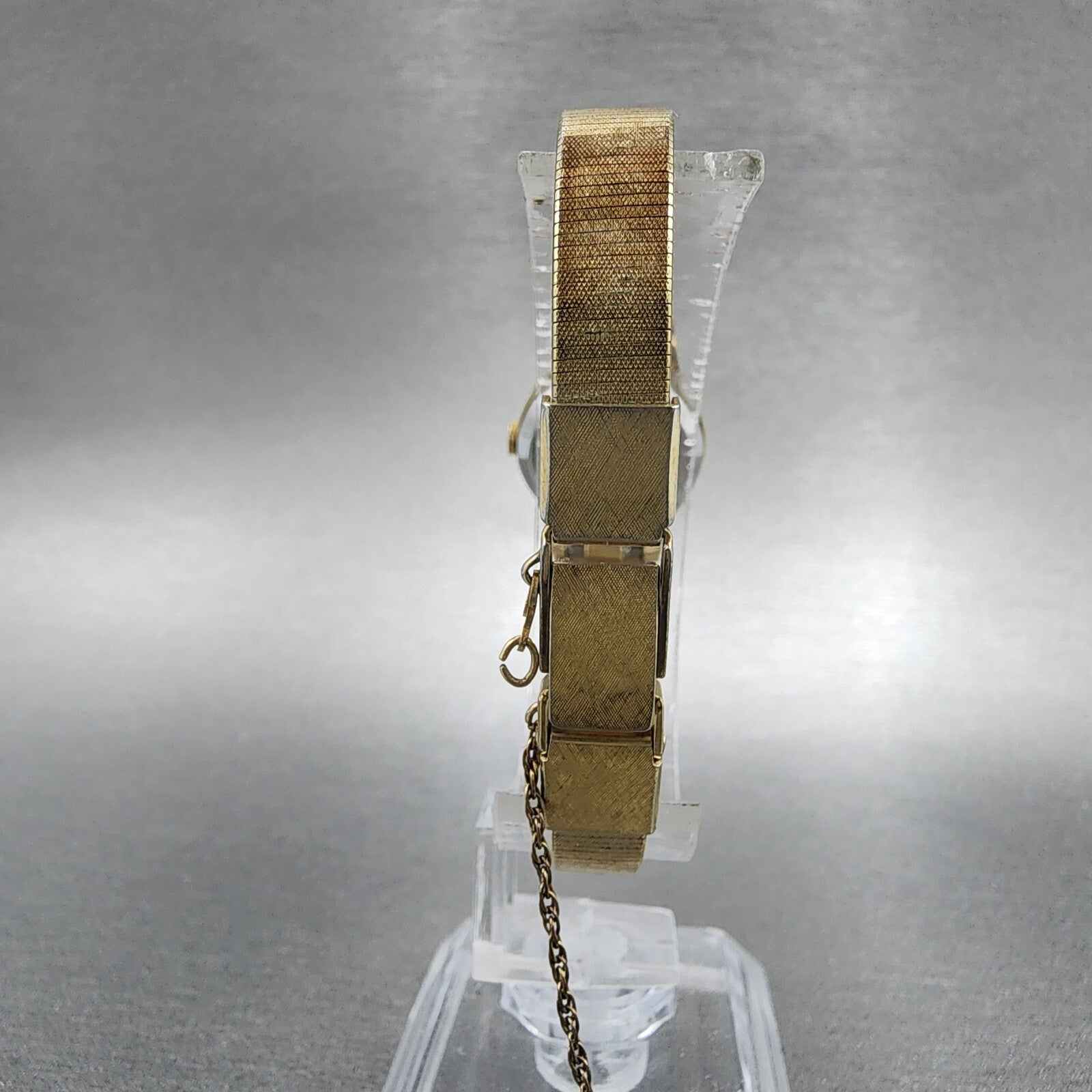 Seiko Watch Women 19mm Gold Dial Gold Tone Round 160129 New Battery VTG7