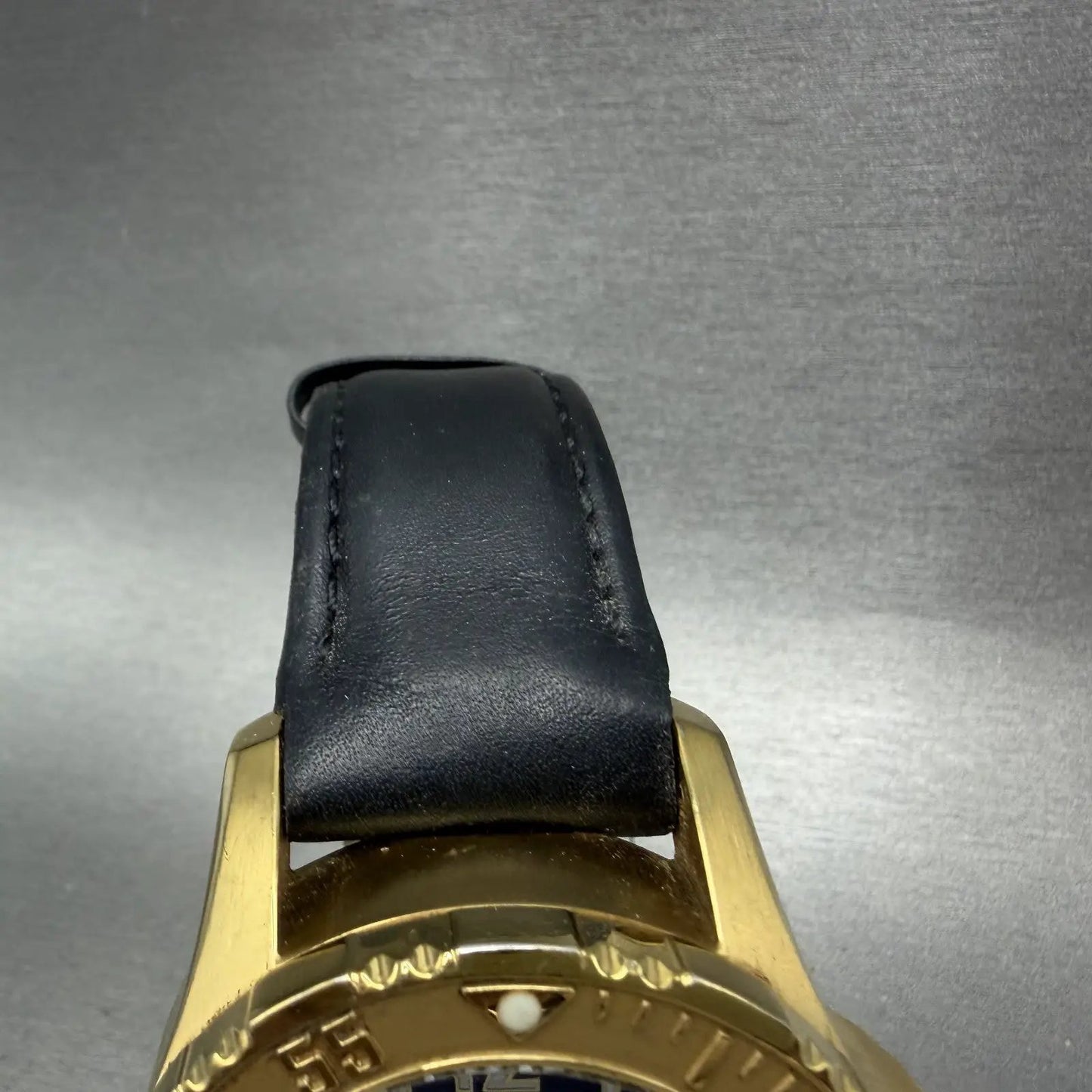 Invicta Specialty GMT Watch Men 50mm Black Dial Gold Tone Date F0058 New Battery4