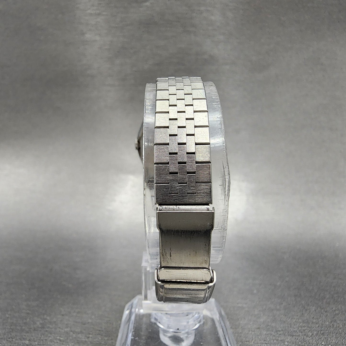 VTG Seiko Watch Women 24mm Blue Dial Steel Date Round 7902-5000 PARTS