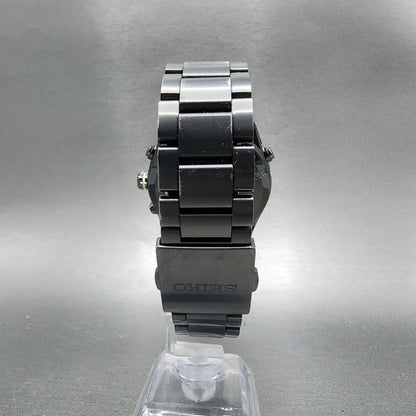 Seiko Astron GPS Watch Men 47mm Black Dial Black Case Date GPS Round 7X520AC07