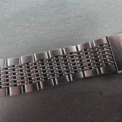 Seiko Lord Maitic Beads Of Rice Bracelet 18mm Stainless Steel XGB062 VTG JDM6