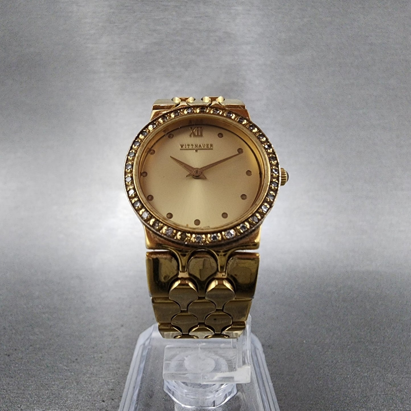 Wittnauer Watch Women 25mm Champagne Dial Gold Tone HT8052 0125  PARTS