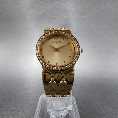 Wittnauer Watch Women 25mm Champagne Dial Gold Tone HT8052 0125  PARTS