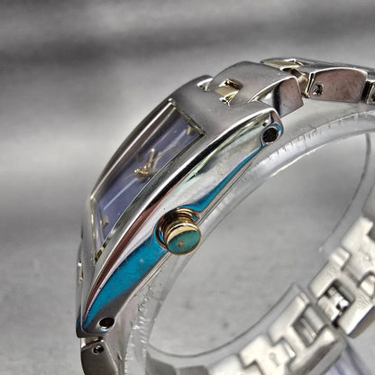 Citizen Watch Women 20mm Blue Dial Silver tone Rectangle 5930-S99051 New Battery2