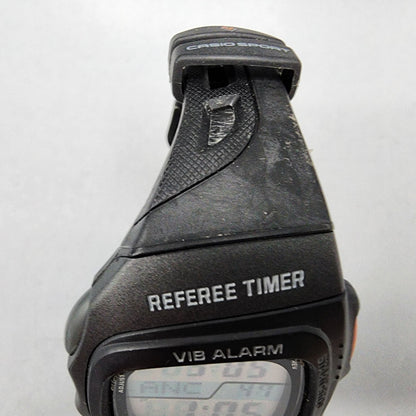 Casio Refree Timer Watch Men 39mm Digital Black PHYS Alarm Chrono New Battery